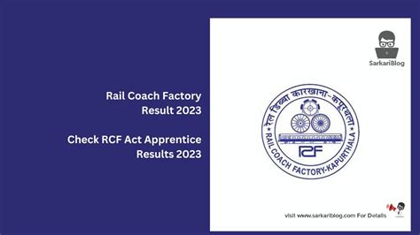 rail coach factory result